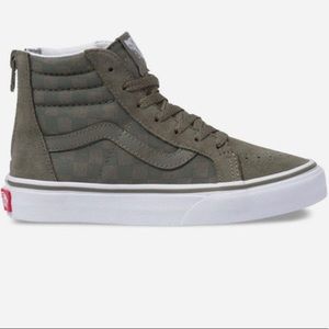 Super cool Dusty Olive Suede VANS Hi Tops!  NWT